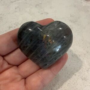 Labradorite Heart
